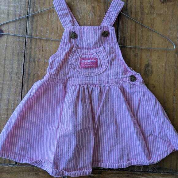 VINTAGE OshKosh Toddler Overall Dress - Picture 1 of 3